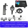 Смеситель для ванны Gappo G17-9 G3217-9 Оружейная сталь латунь на стену