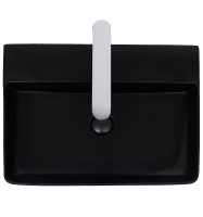 Раковина WeltWasser Elbach 2173 MB 60 10000004504 Черная матовая фаянс накладная