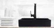 Раковина WeltWasser Elbach 2173 MB 60 10000004504 Черная матовая фаянс накладная