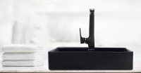Раковина WeltWasser Elbach 2173 MB 60 10000004504 Черная матовая фаянс накладная