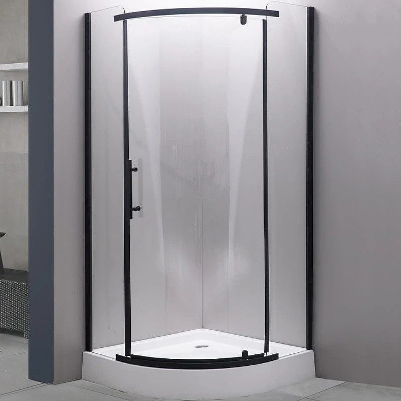 Душевой уголок Esbano ESD-7015B 90x90 ESUGD7015B профиль Черный матовый стекло прозрачное