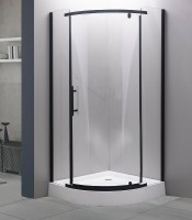 Душевой уголок Esbano ESD-7015B 90x90 ESUGD7015B профиль Черный матовый стекло прозрачное