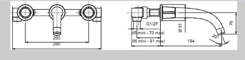 Смеситель для раковины Jacob Delafon Elevation E18872-CP цвет Хром
