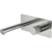 Смеситель для раковины Boheme Stick 125-NB.3 Никель латунь встраиваемый
