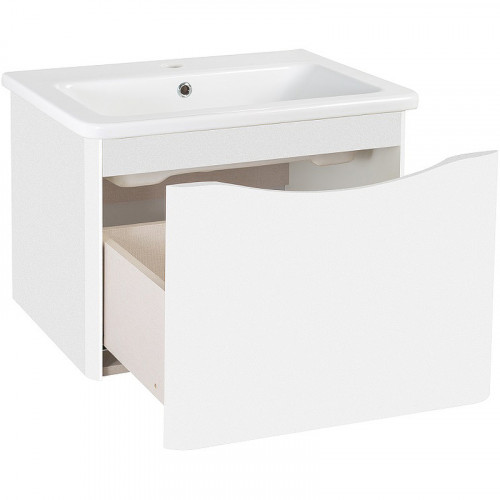 Тумба под раковину Runo Тоскана 60 00-00001412 Белая МДФ / ЛДСП