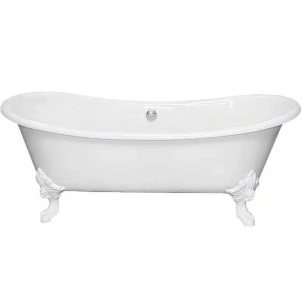 Чугунная ванна Elegansa Nadia 180x80 ножки Белые