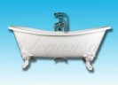 Чугунная ванна Elegansa Nadia 180x80 ножки Белые