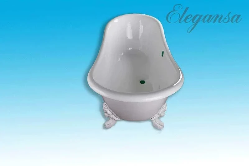 Чугунная ванна Elegansa Nadia 180x80 ножки Белые