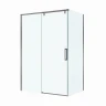 Душевой уголок BelBagno Soft Close-1 140x100 SOFT_CLOSE-1-AH-1-140/100-C-GM профиль Оружейная сталь стекло прозрачное