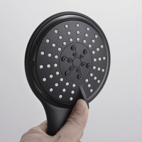 Душевая система Orans OLS-7558 7558000 Черная латунь на стену