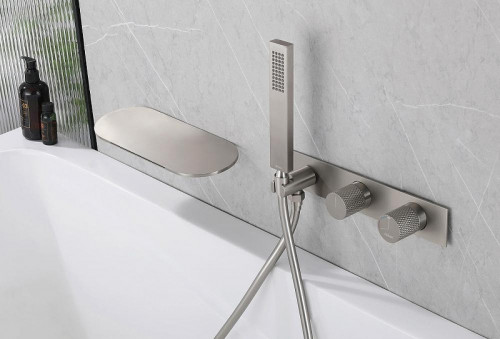 Смеситель для ванны Abber Rund AF8731SP цвет Сатин