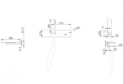 Смеситель для ванны Abber Rund AF8731SP цвет Сатин