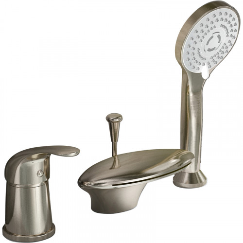 Смеситель на борт ванны Orange Iris M41-333ni Никель латунь