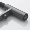Кухонная мойка Ulgran Quartz Underground 500-09 Асфальт со смесителем Maretti Calabria CA31RGF11 Оружейная сталь