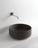 Раковина Artceram Cognac 42 COL001 20 00 Nero roma фарфор накладная