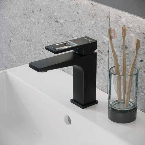 Смеситель для раковины Grossman Pragma 510.K35.03.210 Черный матовый латунь