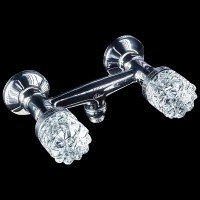 Смеситель для душа Boheme Crystal 274-CRST Хром латунь на стену