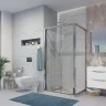 Душевой уголок Niagara Nova 90х70 NG-62-9A-A70 профиль Хром стекло прозрачное
