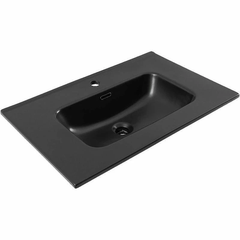 Раковина Aquanet Flat 70 329254 Черная матовая