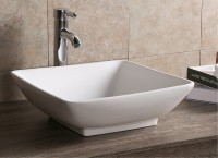 Раковина-чаша Ceruttispa 42 CR7034D 9945 Белая фарфор накладная
