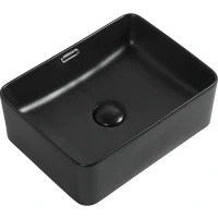 Раковина-чаша Aquanet Perfect-1-MB 40.5 273678 Черная матовая фаянс накладная