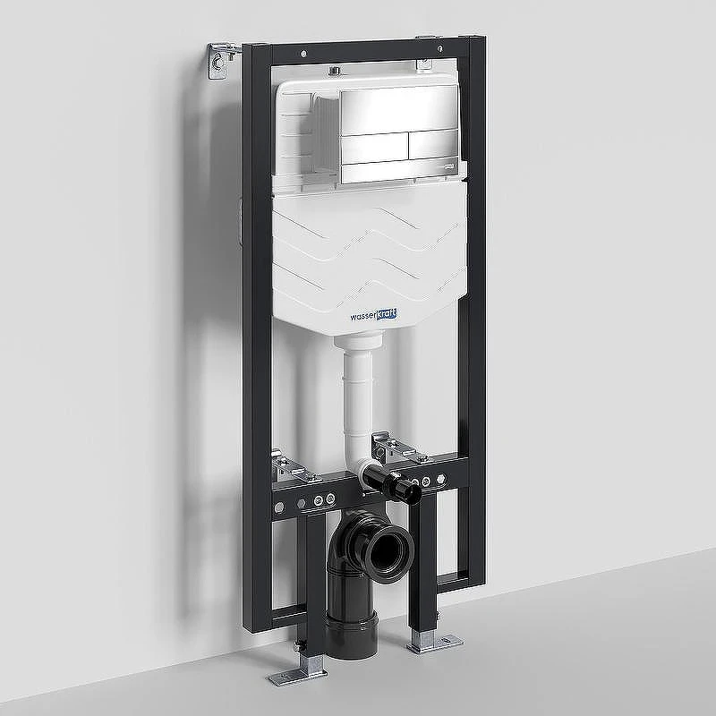Инсталляция WasserKRAFT Vils 56TLT.010.ME.CH04 для унитаза с клавишей смыва Хром