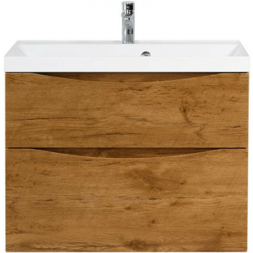 Тумба под раковину BelBagno Marino 80 MARINO-H60-800-2C-SO-RN-P подвесная Rovere Nature МДФ / ЛДСП