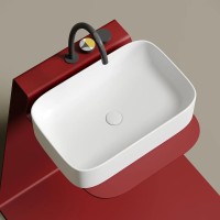 Раковина-чаша Ceramicanova Element 61 CN6053MW Белая матовая фарфор накладная