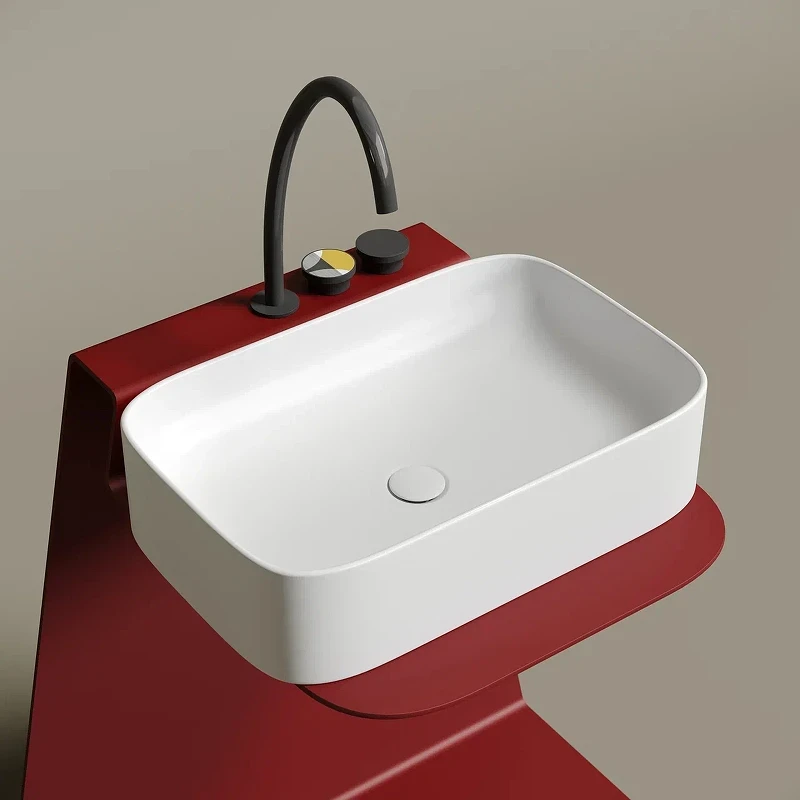 Раковина-чаша Ceramicanova Element 61 CN6053MW Белая матовая фарфор накладная