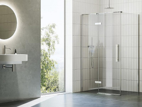 Душевая стенка Ravak Cool COPS-80 X9VV40A00Z1 профиль Хром стекло Transparent