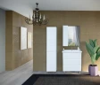 Зеркало со шкафом Bellezza Асти 60 L 4616309022016 Белое МДФ / ЛДСП, стекло