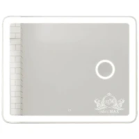 Зеркало Art&Max Latina AM-Lat-1000-800-DS-F-X3 с подсветкой с сенсорным выключателем стекло