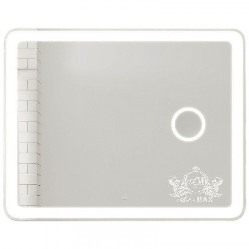 Зеркало Art&amp;Max Latina AM-Lat-1000-800-DS-F-X3 с подсветкой с сенсорным выключателем стекло