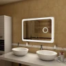 Зеркало Art&Max Latina AM-Lat-1000-800-DS-F-X3 с подсветкой с сенсорным выключателем стекло