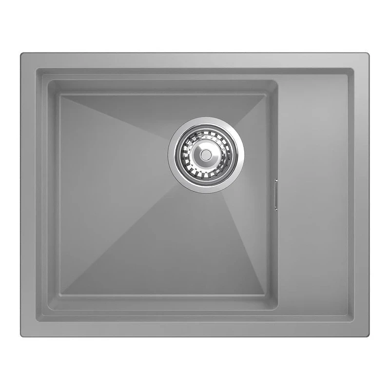 Кухонная мойка Rivelato Nobile 54 NB-544-R grigio metallizz цвет Серый металлик