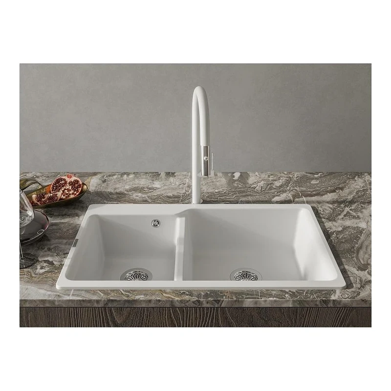 Кухонная мойка Rivelato Axel X-90D brina цвет Иней