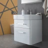 Тумба с раковиной Aquanet Виченца 60 212665 Белая МДФ / ЛДСП