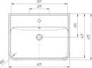 Тумба с раковиной Aquanet Виченца 60 212665 Белая МДФ / ЛДСП