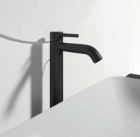 Смеситель для раковины Ideal Standard Ceraline BC194XG Черный шелк латунь на столешницу