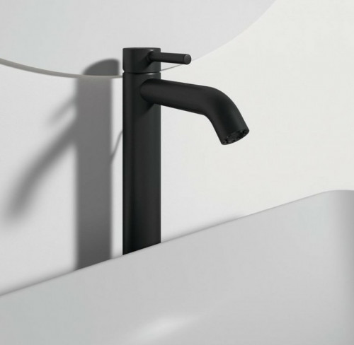 Смеситель для раковины Ideal Standard Ceraline BC194XG Черный шелк латунь на столешницу