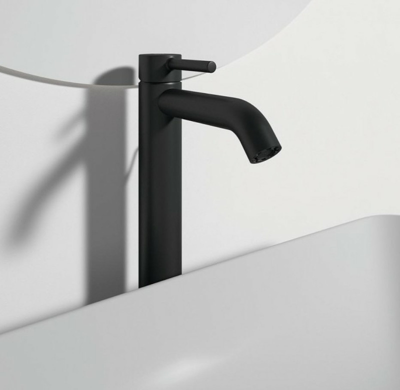 Смеситель для раковины Ideal Standard Ceraline BC194XG Черный шелк латунь на столешницу