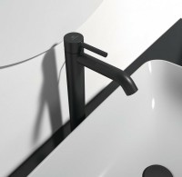 Смеситель для раковины Ideal Standard Ceraline BC194XG Черный шелк латунь на столешницу