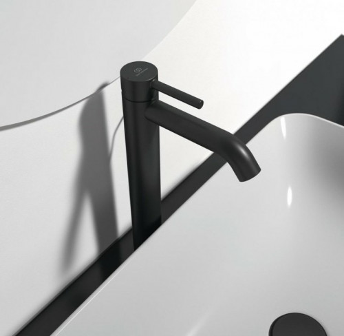 Смеситель для раковины Ideal Standard Ceraline BC194XG Черный шелк латунь на столешницу