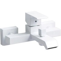 Смеситель для ванны Cezares Porta-VM-BIO Белый матовый латунь на стену