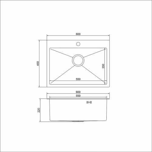 Кухонная мойка Mixline Pro 60 547235 цвет Сатин