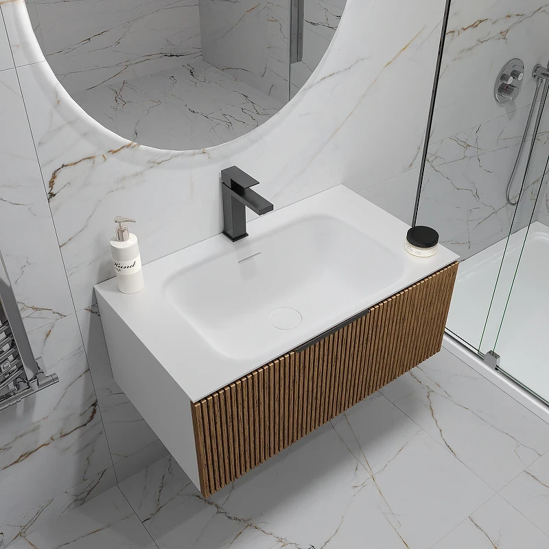 Раковина Oliveeka 80 M115W80 цвет Белый матовый