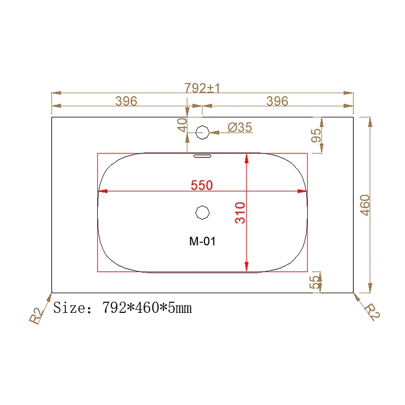 Раковина Oliveeka 80 M115W80 цвет Белый матовый