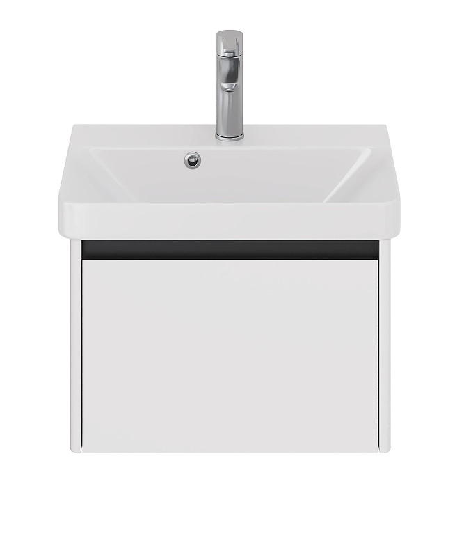 Тумба под раковину Dreja Luxury 55 99.2009 подвесная цвет Белый матовый