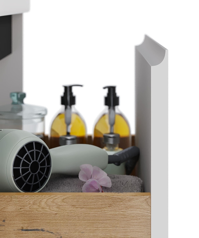 Тумба под раковину Dreja Luxury 55 99.2009 подвесная цвет Белый матовый