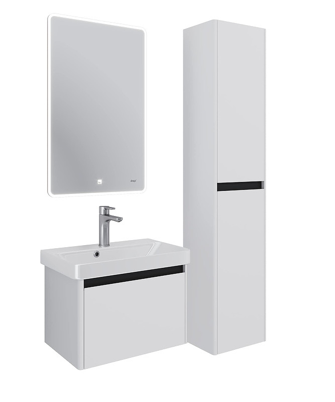 Тумба под раковину Dreja Luxury 55 99.2009 подвесная цвет Белый матовый